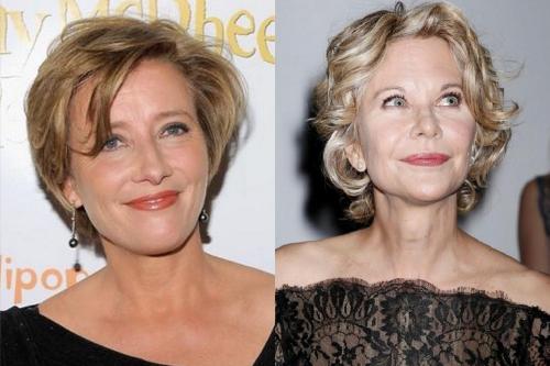 Стрижки на вьющиеся волосы кому з.  Правила выбора стрижек после 50-55 лет и какую выбрать длину