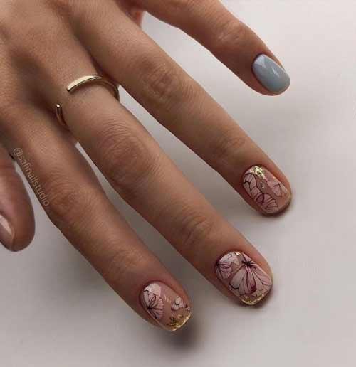 Маникюр с бабочками 2021: фото-новинки дизайна