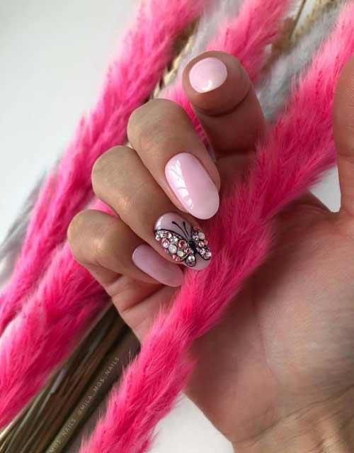 Маникюр с бабочками 2021: фото-новинки дизайна