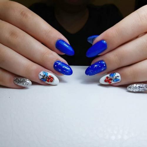 Цвет маникюра на новый год 2022. Новогодний маникюр 2022, который принесет удачу в следующем году