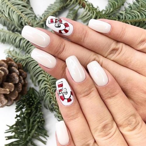 Красный маникюр на Новый год 2022. Выбираем палитру