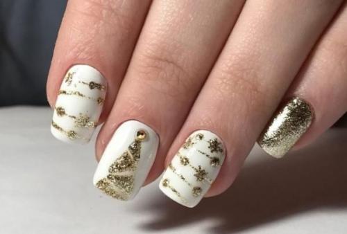 Цвет маникюра на новый год 2022. Новогодний маникюр 2022, который принесет удачу в следующем году