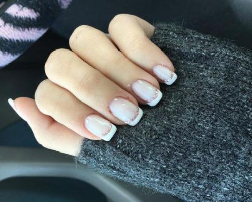 Френч розовый с белым. Главные тенденции