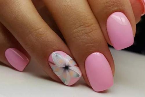 Нежно розовый маникюр. Преимущества нежно-розового цвета