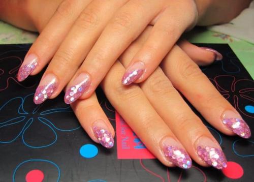 Можно ли делать маникюр в небесных оттенках на ногтях с акрилом. Акриловый маникюр: фото оригинальных идей, как красками сделать необычный дизайн и укрепить ногти акрилом, 125 вариантов