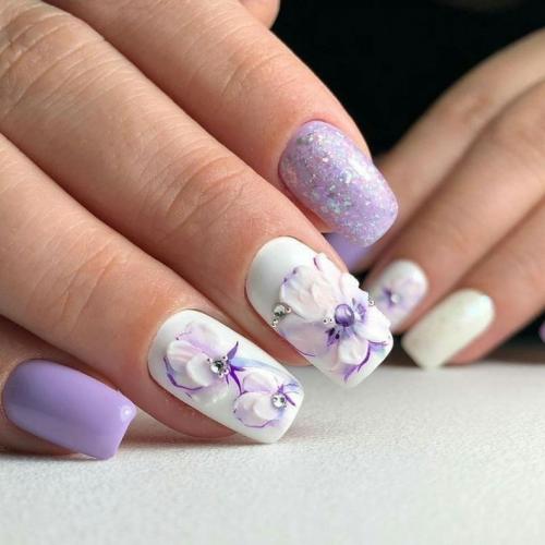 Можно ли делать маникюр в небесных оттенках на ногтях с акрилом. Акриловый маникюр: фото оригинальных идей, как красками сделать необычный дизайн и укрепить ногти акрилом, 125 вариантов