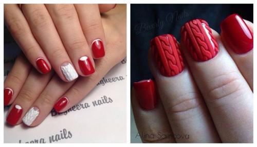 #4 Красно-белый маникюр на короткие ногти 2021. Разновидности красного маникюра 07 #4 Красно-белый маникюр на короткие ногти 2021. Разновидности красного маникюра 07