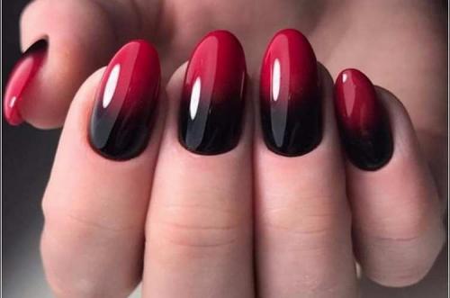 Маникюр красный с черным на короткие ногти. Фото черно-красного маникюра на коротких и длинных ногтях: красивый и модный дизайн