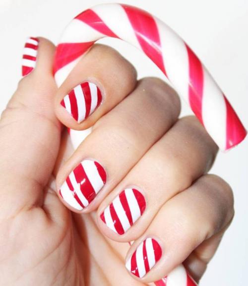 Маникюр в красно белом цвете. Вариация сочетаний белого и красного