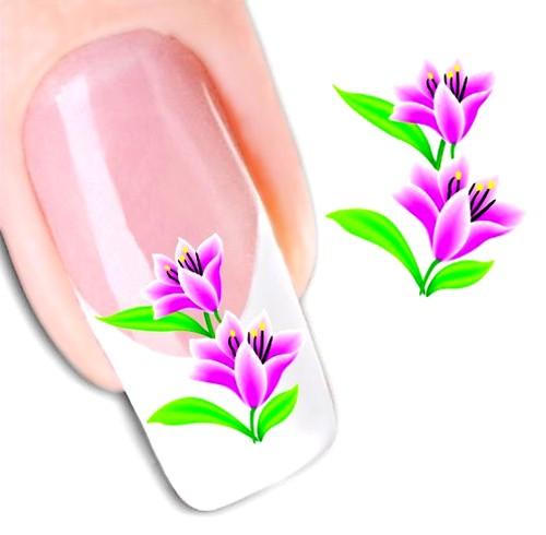 Стикеры для ногтей, как пользоваться. Что такое водные наклейки