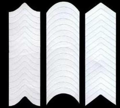 Наклейки для французского маникюра. Идеи использования наклеек для французского маникюра.