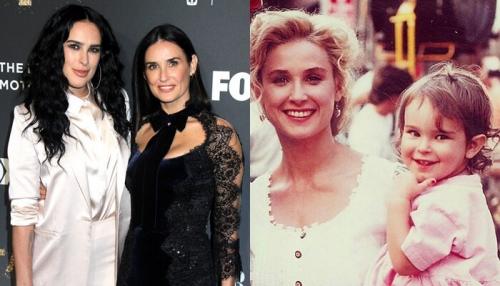Деми Мур дети. Три девицы: какими выросли дочери Деми Мур и Брюса Уиллиса, которых назвали необычными именами