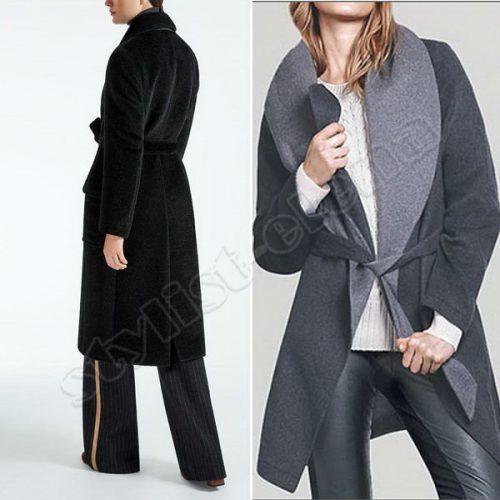 С чем носить длинное пальто-халат. Как носить пальто-халат: лучшие сочетания с одеждой, обувью, аксессуарами