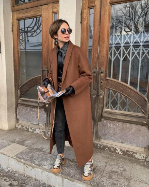 С чем носить длинные пальто. Длинное пальто: подбираем модные сочетания