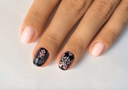 Водные наклейки на гель-лак. Как клеить водные наклейки на гель-лак