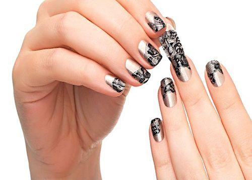 Как клеить наклейки на ногти гель-лак. Клеим наклейки на ногти под гель-лак пошагово