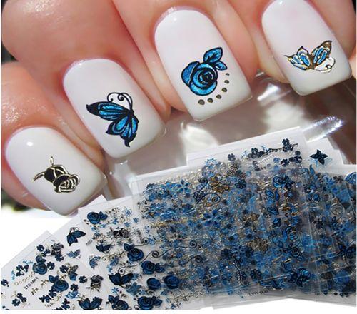 Как клеить наклейки на ногти гель-лак. Клеим наклейки на ногти под гель-лак пошагово