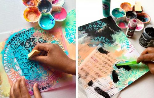 Френч-трафареты: простой способ создания уникальных рисунков 07