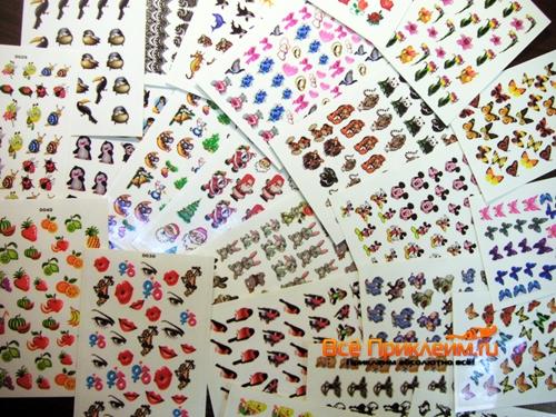 Как клеить 3d наклейки для объемного маникюра. Как правильно крепить 24