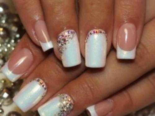 Шеллак дизайн со стразами. Маникюр со стразами 2023 (+280 фото): лучшие дизайны и техники 05