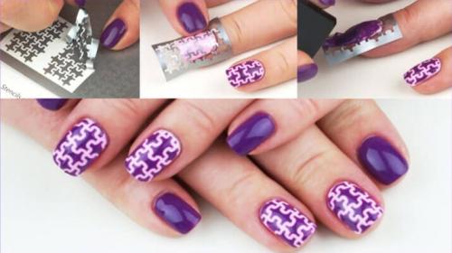 Трафарет для ногтей своими руками. Трафареты для маникюра: что это такое?