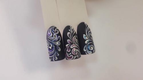 Френч гель пастой. В создании, каких дизайнов применяется гель паста