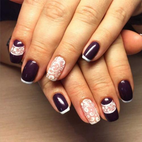 Френч гель пастой. В создании, каких дизайнов применяется гель паста