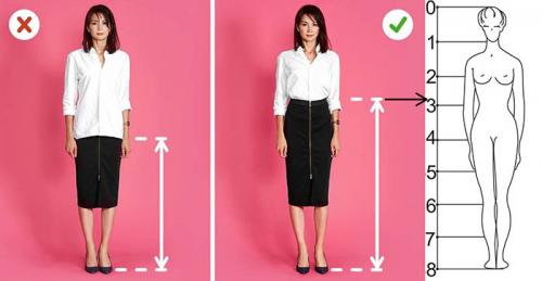 Как сочетать длину в одежде. Как правильно одеваться женщине: соблюдайте пропорции в одежде!