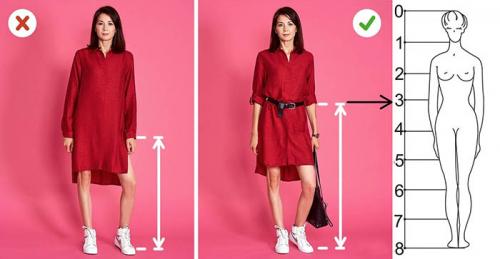 Как сочетать длину в одежде. Как правильно одеваться женщине: соблюдайте пропорции в одежде!