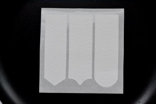 Как пользоваться наклейками для френча с гель лаком. Виды полосок