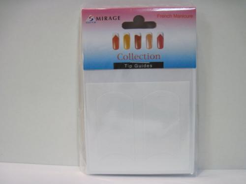 Как Пользоваться трафаретом для френча. Применение полосок