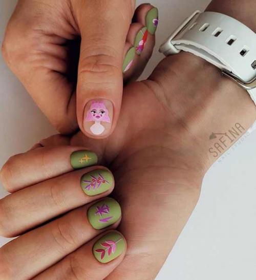 Наклейки на ногти под гель-лак. Дизайн ногтей с наклейками: 100 фото, новинки, модные идеи