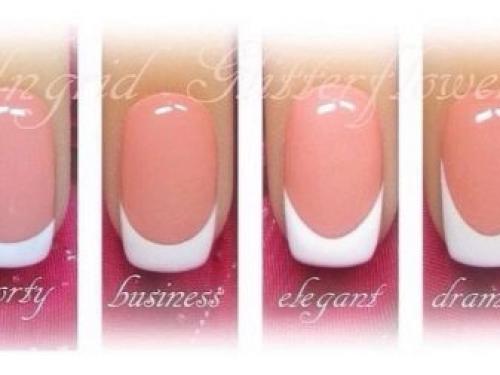 Как сделать французский маникюр самой себе. Особенности 03