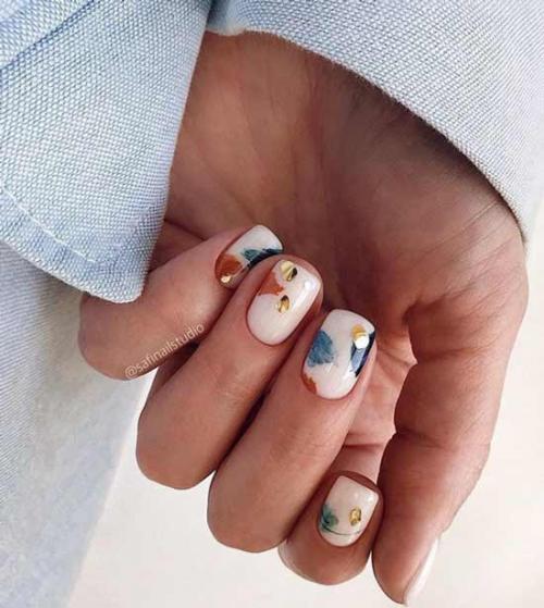 Наклейки на ногти под гель-лак. Дизайн ногтей с наклейками: 100 фото, новинки, модные идеи