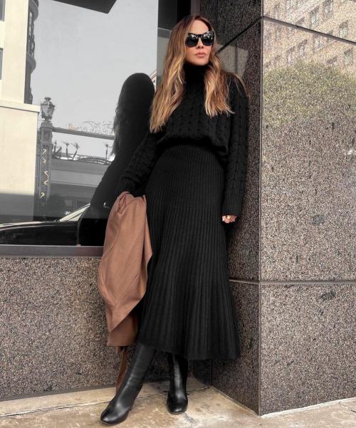 Как носить юбку зимой и не замерзнуть. Красота в холода: как носить юбку зимой, чтобы не замерзнуть и выглядеть стильно