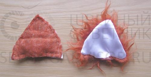 Как сделать уши лисы самому. Меховые ушки для карнавального костюма на обруче 04 Как сделать уши лисы самому. Меховые ушки для карнавального костюма на обруче 04