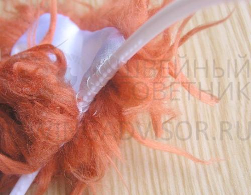 Как сделать уши лисы самому. Меховые ушки для карнавального костюма на обруче 06 Как сделать уши лисы самому. Меховые ушки для карнавального костюма на обруче 06