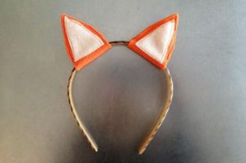 Хвост лисы из мишуры. Карнавальный костюм лисички