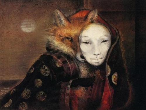 Уши лисы. Японская мифология. Кицунэ. Часть 1