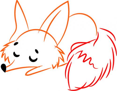 Как нарисовать лису для начинающих. Как нарисовать лису