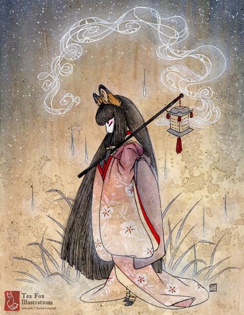 Уши лисы. Японская мифология. Кицунэ. Часть 1