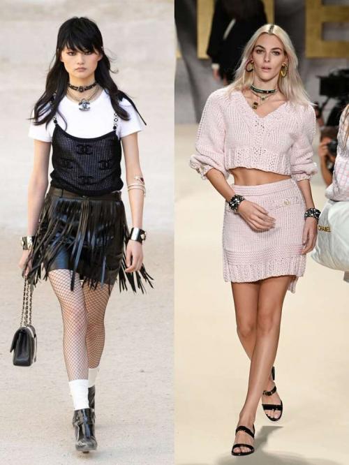 Мини-юбки 2023. Как и с чем носить мини юбку в 2023 году: модные идеи образов