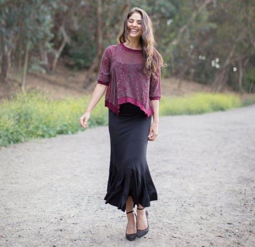 Модные трикотажные юбки. Актуальные фасоны