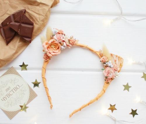 Лисьи ушки своими руками. Как сделать ушки на ободке своими руками: пошаговая инструкция, как и из чего сделать красивые ушки (90 фото)