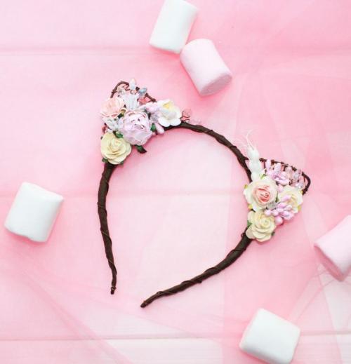 Лисьи ушки своими руками. Как сделать ушки на ободке своими руками: пошаговая инструкция, как и из чего сделать красивые ушки (90 фото)