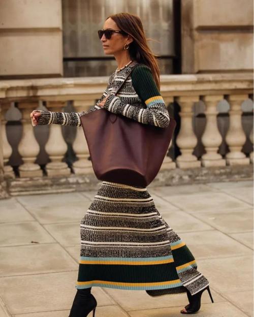 Какую верхнюю одежду носить С юбкой миди зимой. 3 С чем носить юбку миди зимой 26