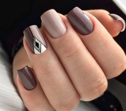 Офисный маникюр 2022. Офисный маникюр на осень 2022