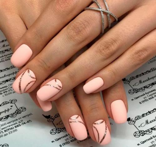 Офисный маникюр 2022. Офисный маникюр на осень 2022