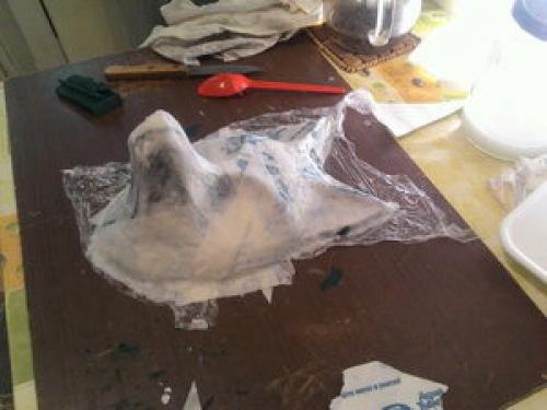 Как сделать маску лисы из папье-маше. как я делал (псевдо) японскую маску лисицы