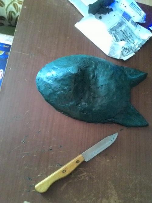 Как сделать маску лисы из папье-маше. как я делал (псевдо) японскую маску лисицы